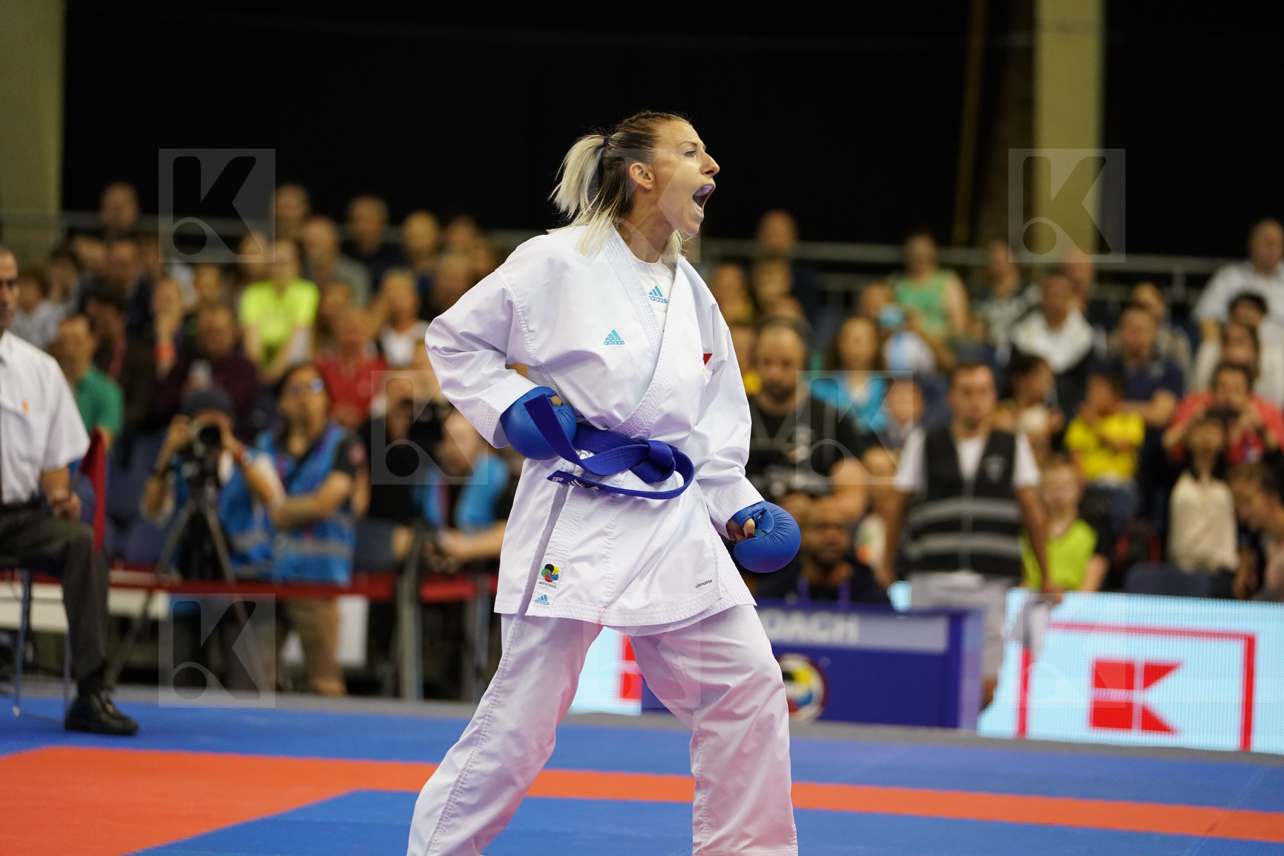 Austria Female Kumite -50kg France Plank Bettina Recchia Alexandra